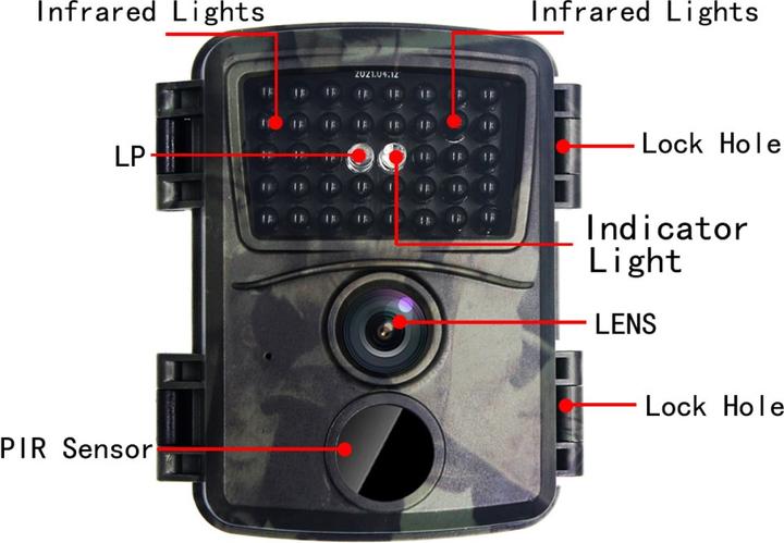 Produktbild Werkstein Mini Wildtier Kamera, 12MP, Nachtsicht