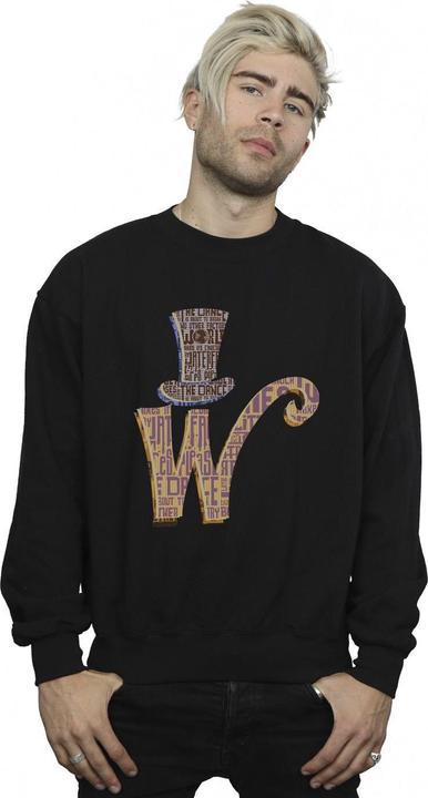 Immagine prodotto Willy Wonka & the Chocolate Factory W Logo Hat Felpa Uomo (XXL)
