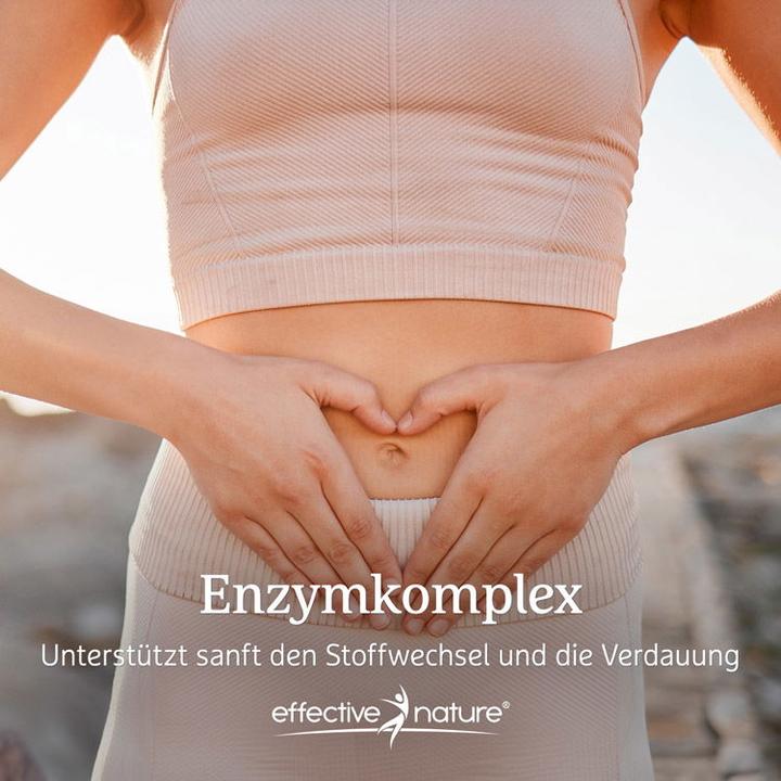 Actual product image Effective Nature Enzyme complex with calcium 90 capsules (90 Piece, Capsules, 90 g)