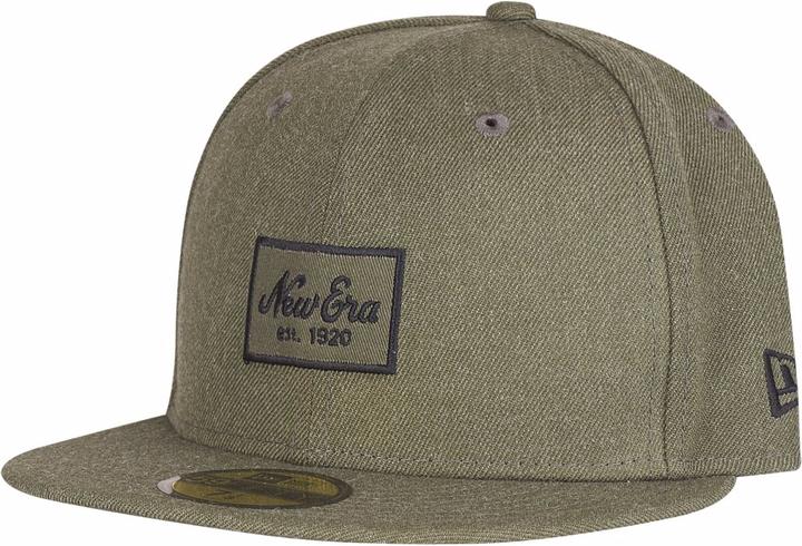New Era 59Fifty Heather Script Brand Patch Logo