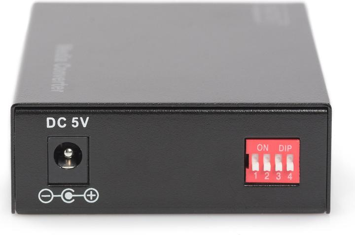 Actual product image Digitus Gigabit media converter 10/100/1000Base-TX to 1000Base-SX Incl power supply SC socket duplex