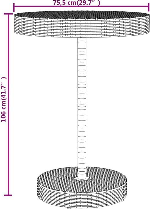 Actual product image VidaXL Endrik (75.50 cm)