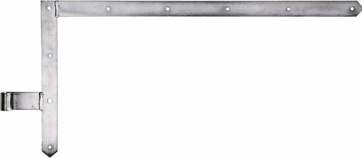 Image du produit GAH Paumelle d'angle de porte 400x800x40x105mm acier électrozingué jaune en haut à gauche 5 mm