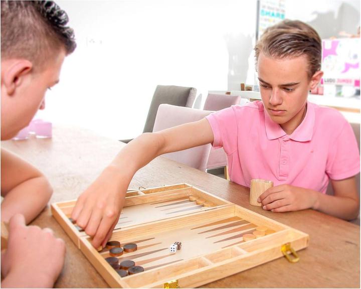 Image du produit Longfield Games Backgammon 15 bois incrusté (Allemand)
