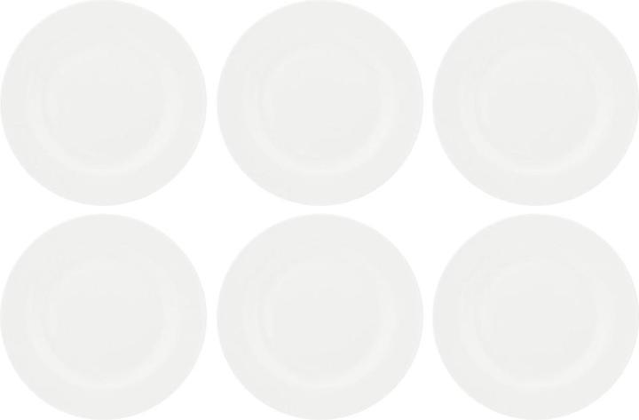 La Porcellana Bianca Set mit 6 Essenziale Speisetellern - Weiss 27 cm (6 Stück)