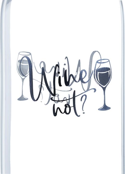 Actual product image Relaxdays Wine bottle (75 cl, 1 Glasses, Red wine glasses)