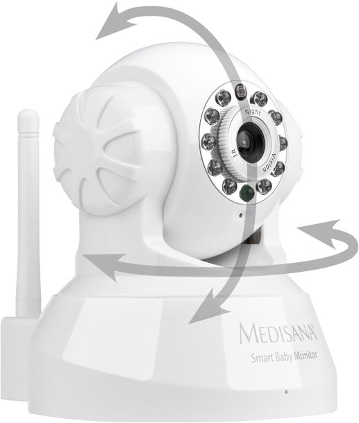Actual product image Medisana Smart Baby Monitor (Video & Audio, 999 m)