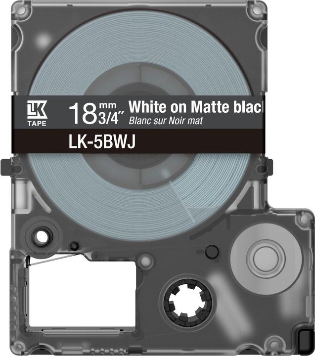 Produktbild Epson Matte Black/White 18mm LK-5BWJ (1.80 cm, Schwarz)