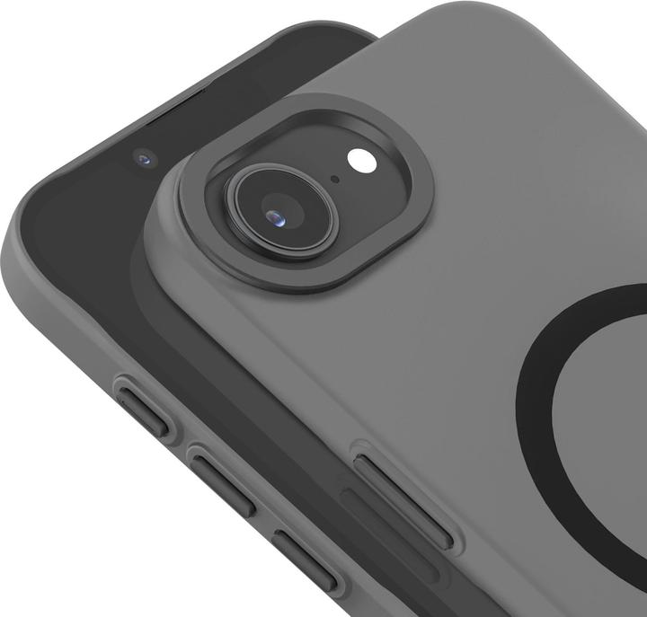 Actual product image Decoded Backcover Apple iPhone 16e Frosted Black (Apple iPhone 16e)