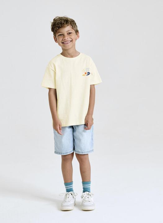 Actual product image Vertbaudet Jungen T-Shirt mit XL-Print hinten und Recycling-Baumwolle (92)