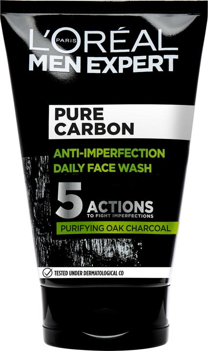 L'Oréal Paris L'Oréal - Paris Men Expert Pure Carbon Anti-Imperfection Daily Face Wash - 100ml (Waschcrème, 100 ml)