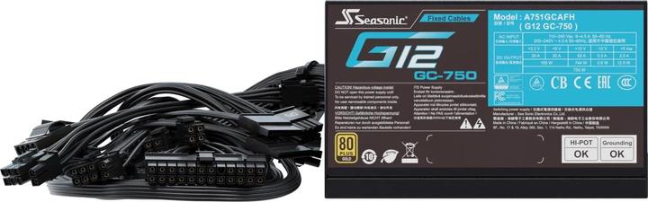 Actual product image Seasonic G12 GC-750 (750 W)