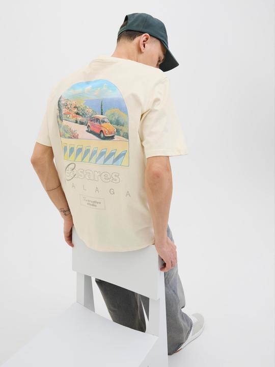 Produktbild Jack & Jones Rückenprint Rundhalsausschnitt T-shirt T-shirt (M)