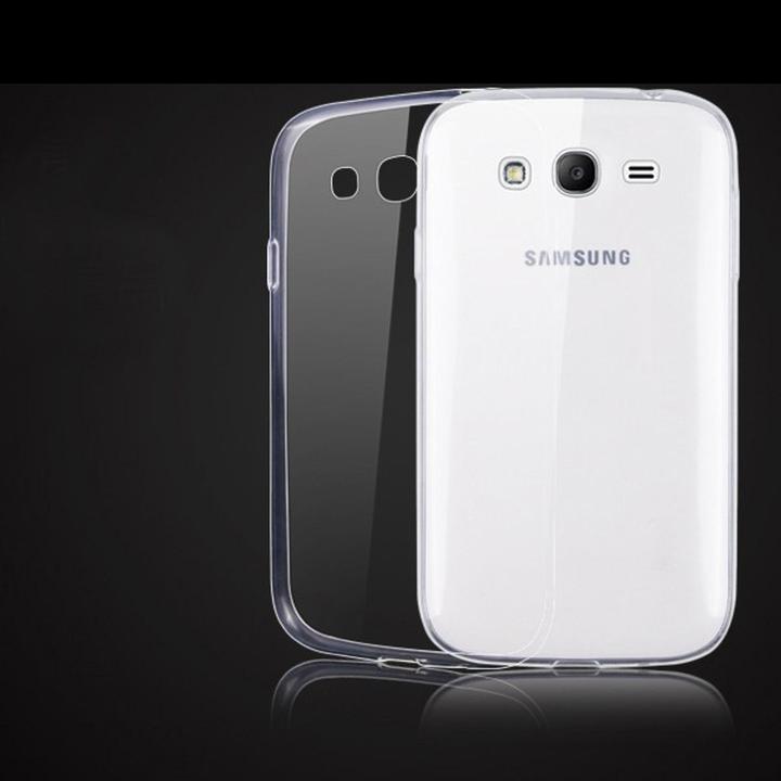 Produktbild König Design Ultra Dünn Schutzhülle Handytasche Etuis TPU für Handy Samsung Galaxy Grand Neo Transparent Klar (Samsung Galaxy Grand Neo)