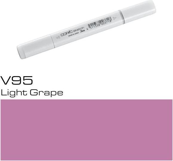 Actual product image Copic Sketch type V - 95 (V95 - Light Grape, 1 x)