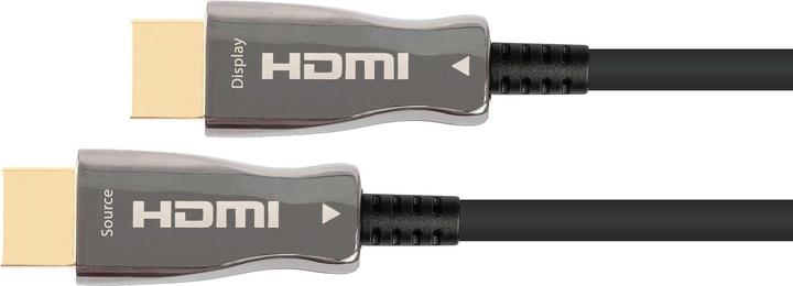 Produktbild Python AOC Hybrid Ultra-High-Speed HDMI 2.1 Kabel, 8K @60Hz / 4K @120Hz, 48 GBit/s, schwarz, 20m (20 m, HDMI)