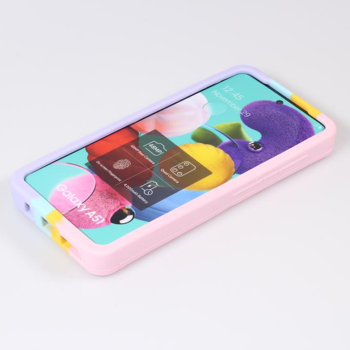 Image du produit PhoneLook Coque Silicone jeu éclate bulles anti-stress arc-en-ciel (Samsung Galaxy A51)