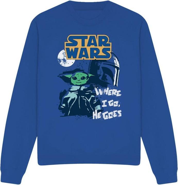 Actual product image Star Wars Unisex Adult Swipe Grogu Sweatshirt (XL)