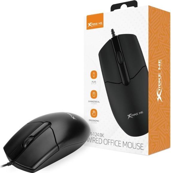 Image du produit Xtrike Me Computer mouse GM-124 BK black (Filaire)