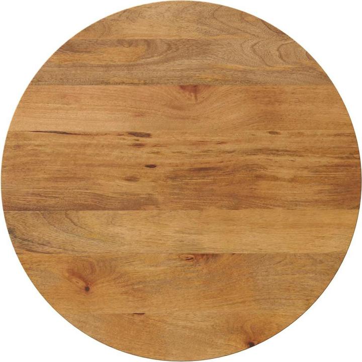 VidaXL Tischplatte Holzplatte Massivholzplatte Ø 80x2,5cm Rund Massivholz Mango (80 x 2,5 cm)