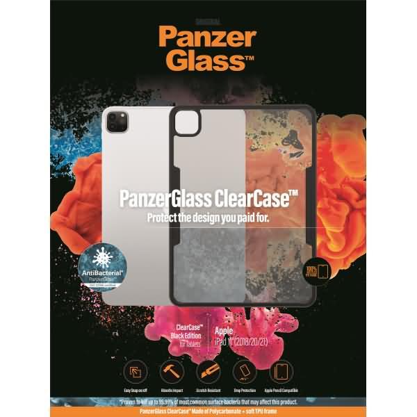 Actual product image PanzerGlass Back Cover ClearCase Black Edition AB iPad Pro 11 (1-3 Gen.) (IPad Pro 11)