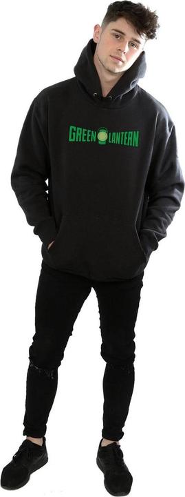 Image du produit - Sweat à capuche GREEN LANTERN TEXT LOGO - Homme (L)