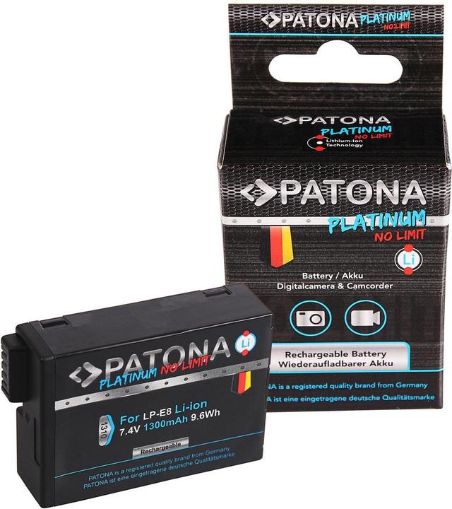 Produktbild Patona Platinum Akku Canon LP-E8 (Kamera Akku)