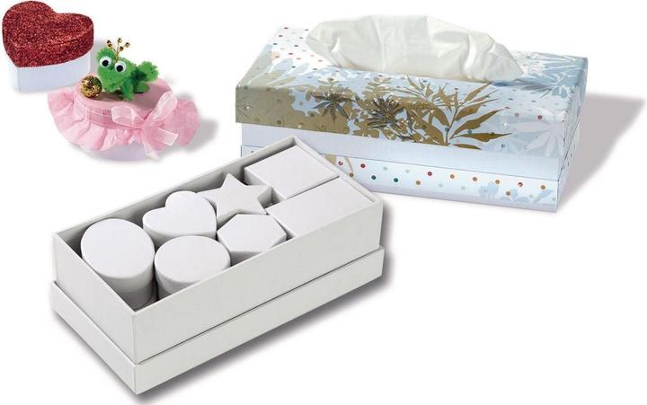 Produktbild Folia Pappschachtel-Set 15-teilig weiss