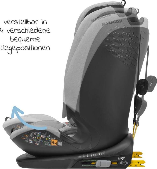 Actual product image Maxi-Cosi Titan Plus i-Size Authentic Grey (Child seat, ECE R129/i-Size Standard)