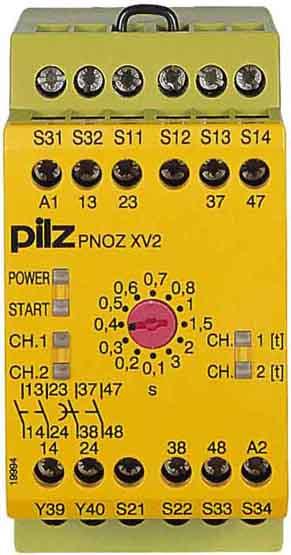 Image du produit Pilz 777504 PNOZ XV2P 0.5/24VDC 2n/o 2n/o fixe