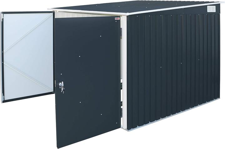 Produktbild Tepro Fahrradbox, anthrazit/weiss