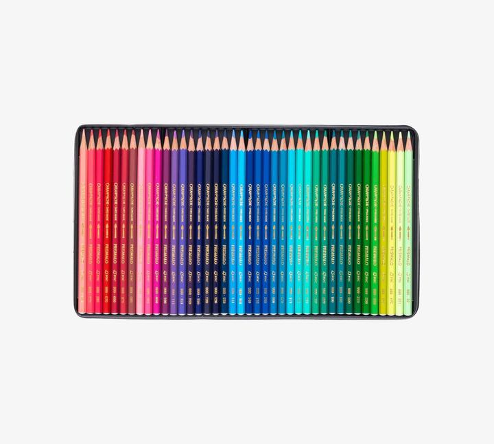 Produktbild Caran d'Ache Prismalo Aquarelle Holzkoffer (Mehrfarbig, Holz, 80 x)