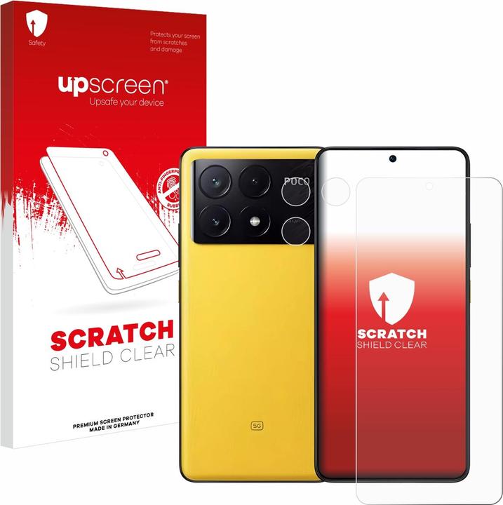 Actual product image upscreen Scratch Shield screen protector (1 Piece, Xiaomi Poco X6 Pro)