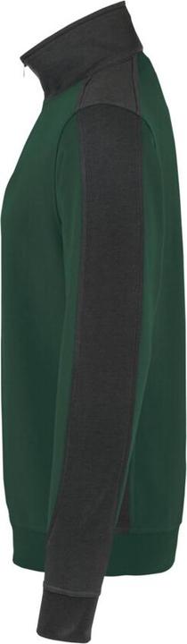 Image du produit Hakro Sweat-shirt zippé Contrast Performance, sapin, taille unisexe : 3XL (3XL)