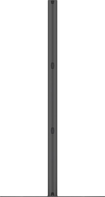 Immagine prodotto Multibrackets Piastra di base con colonna, per serie Pro, alluminio, nero