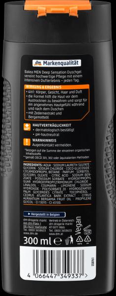Produktbild dm Balea MEN Duschgel Deep Sensation
