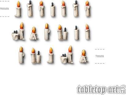 Produktbild Tabletop-Art Zubehör Candles – Set 1 18 Teile