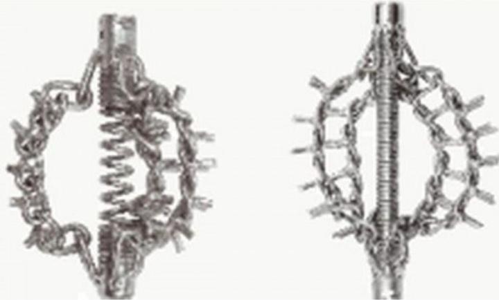 Immagine prodotto KS Tools Testa a catena, 3 catene, per spirale 22 mm, Ø 45 mm (8.90 cm, 5.20 cm)