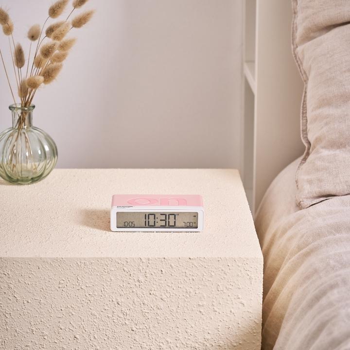 Image du produit Lexon Digitalwecker Flip Classic Pantone Rose Quartz