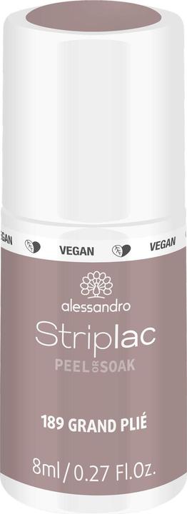 Alessandro Striplac Peel or Soak off Grand Plie (189 Grand Plie, UV-Gel Lack)