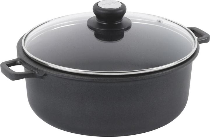 de Buyer Choc Extreme frying pot non-stick with glass lid, induction (20 cm, Frying pan, Aluminium)
