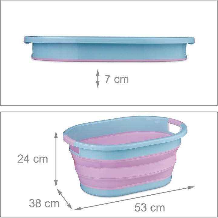 Actual product image Relaxdays Laundry basket (22 l)