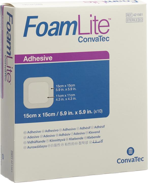 Produktbild ConvaTec SilikomSchaum 15 x 15cm (10 x)