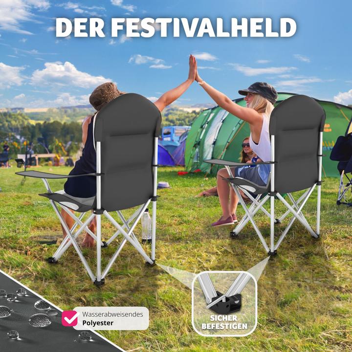 Produktbild tectake Campingstuhl