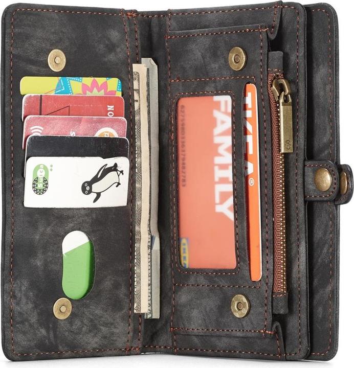 Productafbeelding Caseme Apple iPhone XR Echt Leren Portemonnee Kaart Hoesje (Apple iPhone XR)