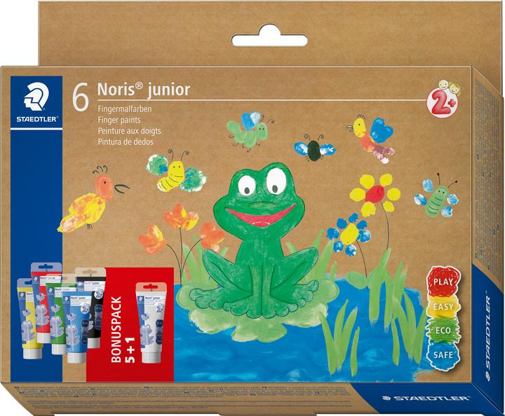 Actual product image Staedtler Finger painting color 'Noris junior (Multicoloured, 100 ml)