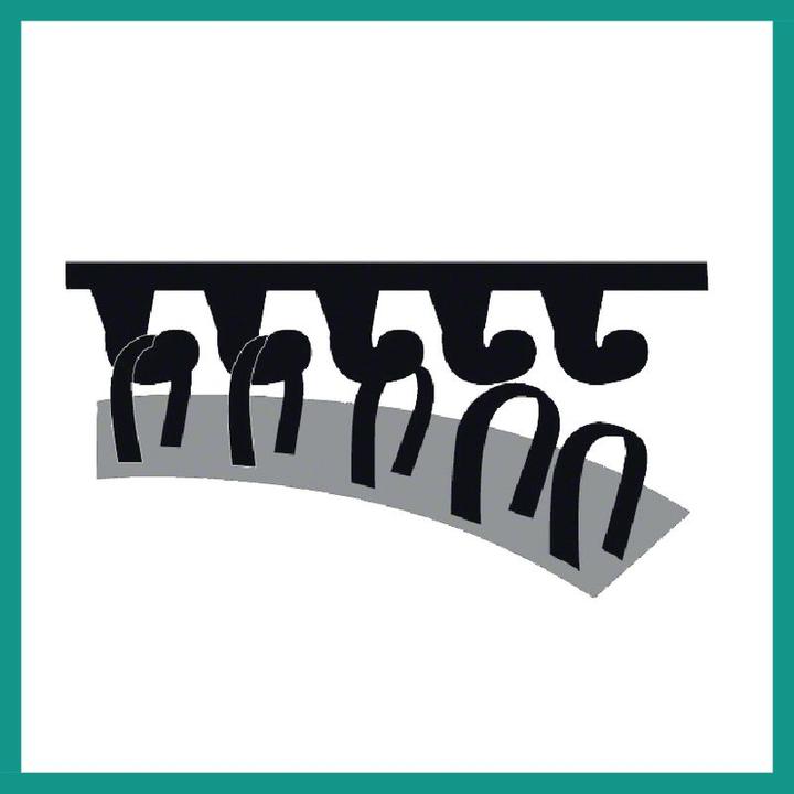 Produktbild Bosch Professional Zubehör PRO F355 Schleifblatt, 125 mm, G1200 (1200)