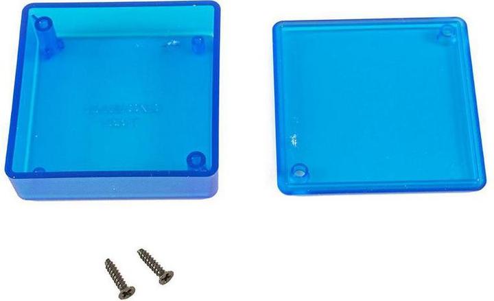 Produktbild Hammond 1551TTBU Universal-Gehäuse 60 x 60 x 20 ABS Blau (transparent) 1 St. (Gehäuse)