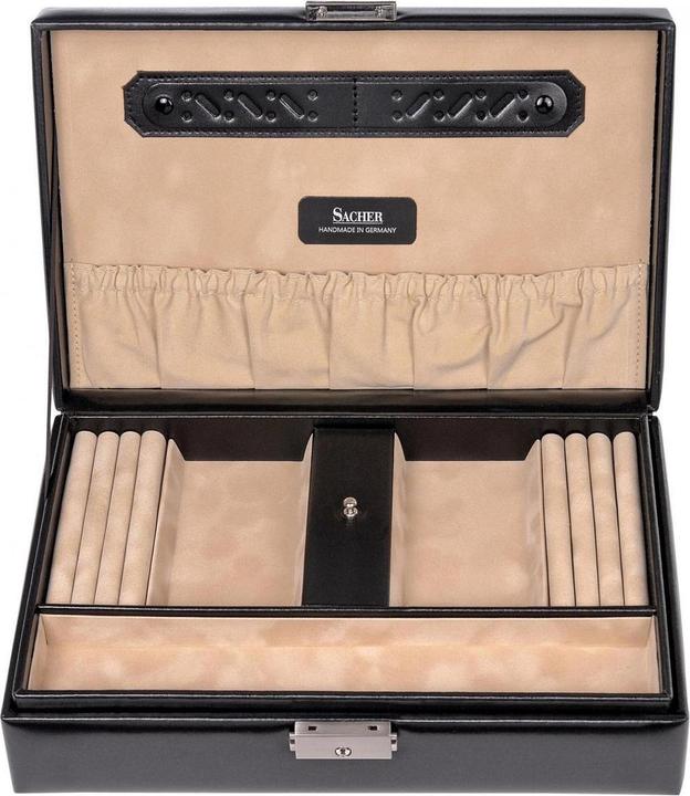Produktbild Sacher 41.107.010443 - Schmuckkassette Ilka new classic schwarz Leder