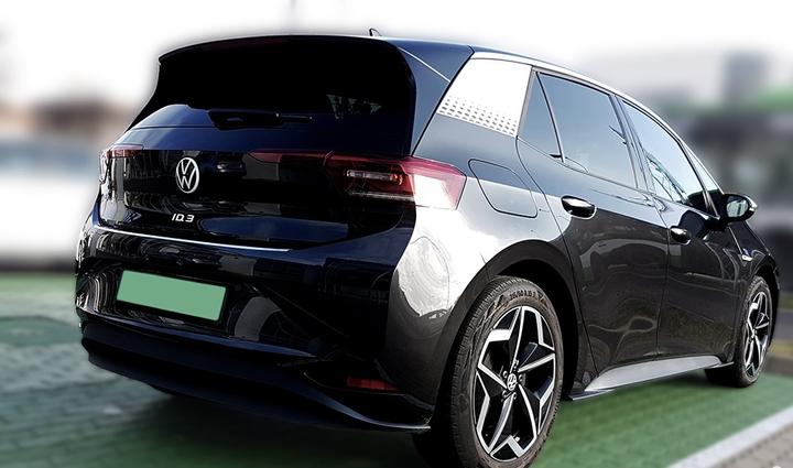 Actual product image Avisa Stainless steel bumper protection for VW ID.3 from 2019 until today (Rear)